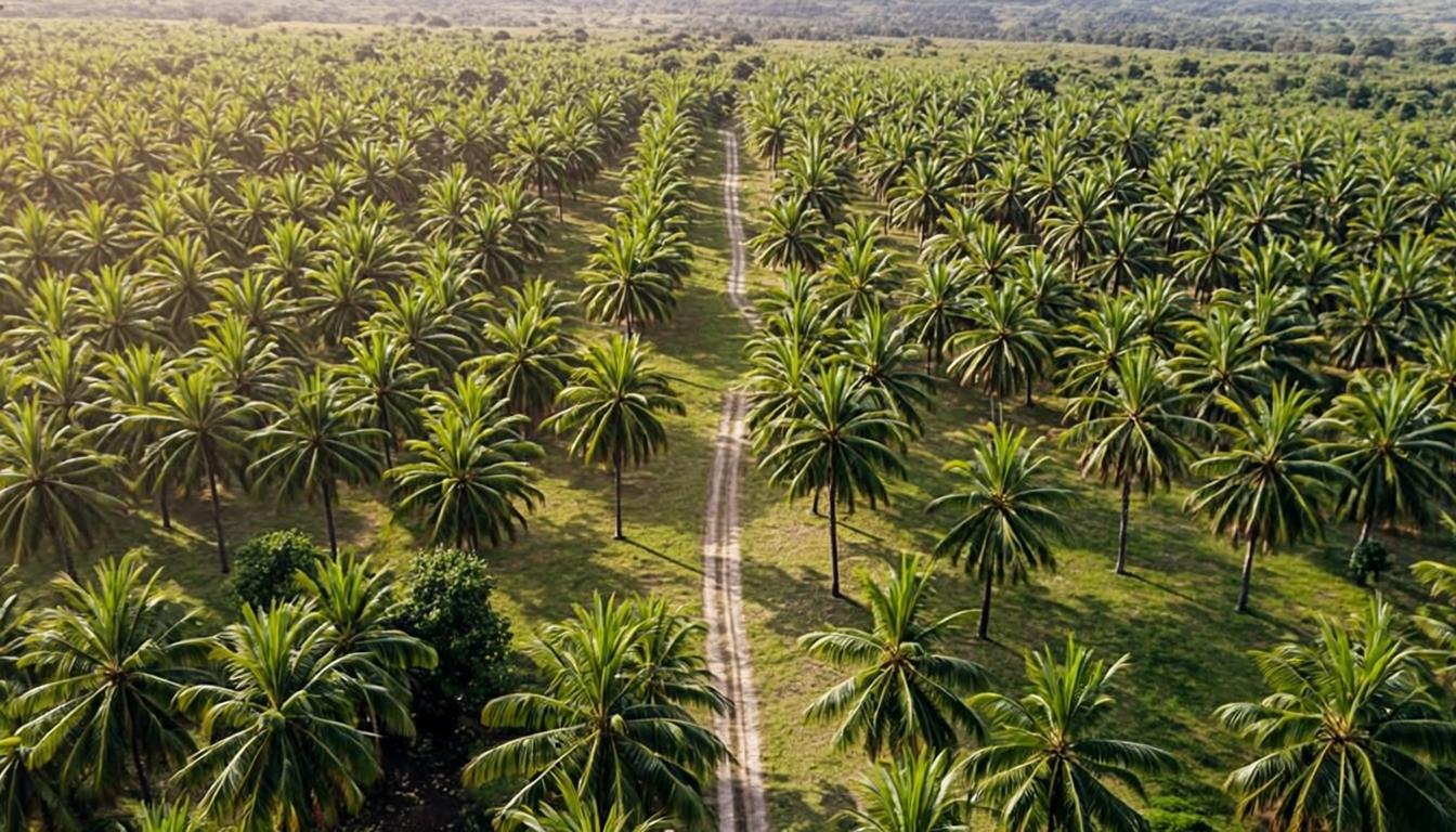 Our coconut farm in Noakhali